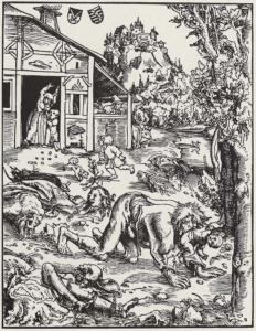 Werwolf 1512 di Lucas Cranach detto il Vecchio